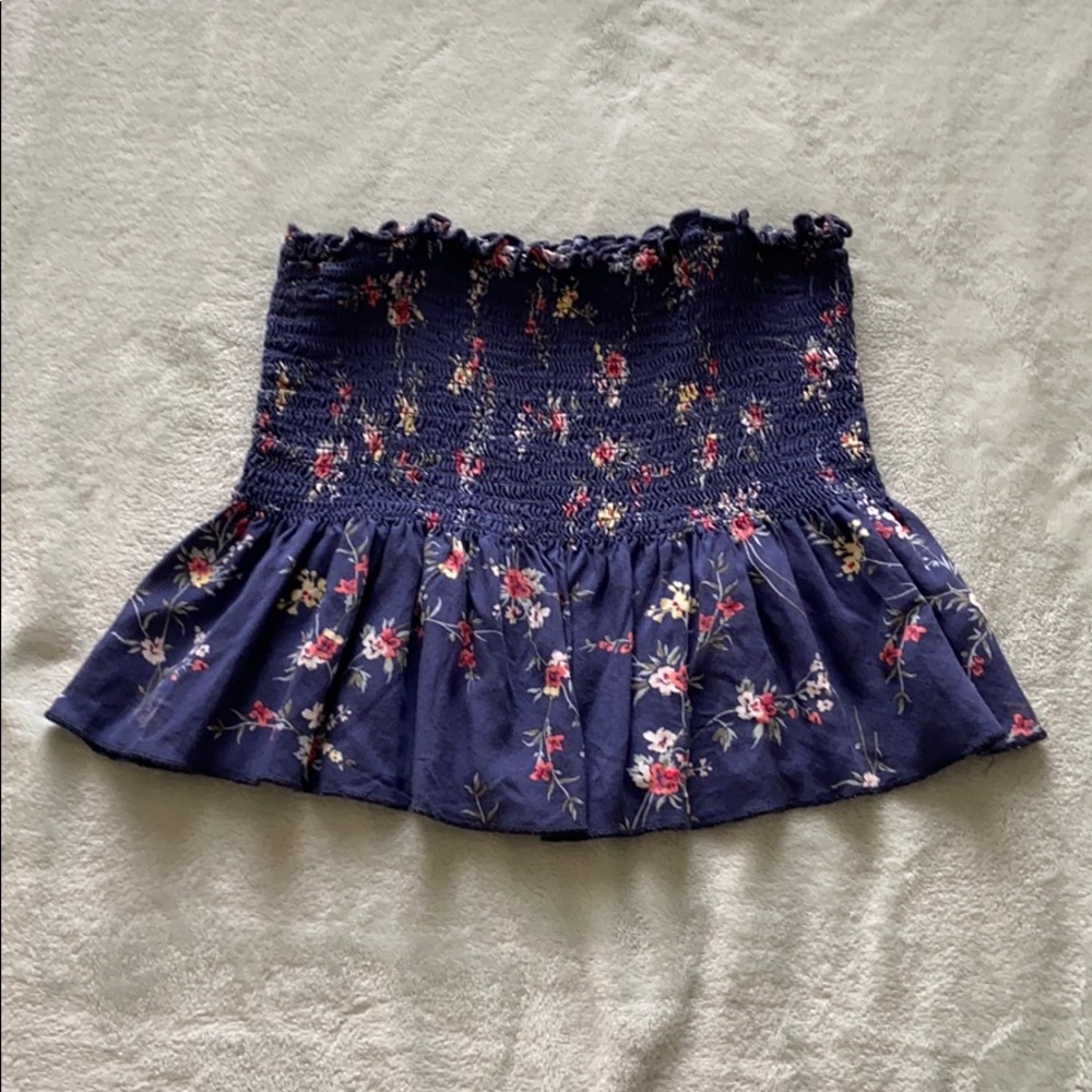 Garage Purple Floral Top